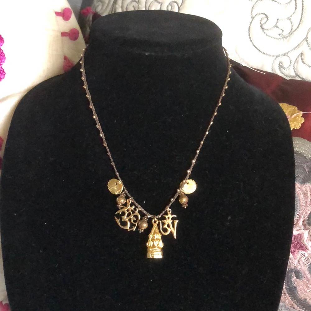 COPY - Love Heals gold charm necklace